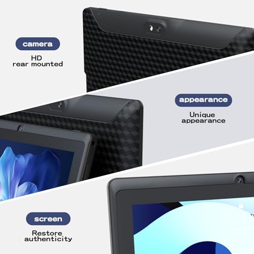 Image of 7 inch Tablet, Android 12 Tablet PC, 32GB Storage 4GB RAM Tablets Quad Core Processor Android Tablet PC 2MP+5MP Dual Camera 3000mAh Battery, WiFi Bluetooth 7 inch LED IPS compatible Computer Tablets.