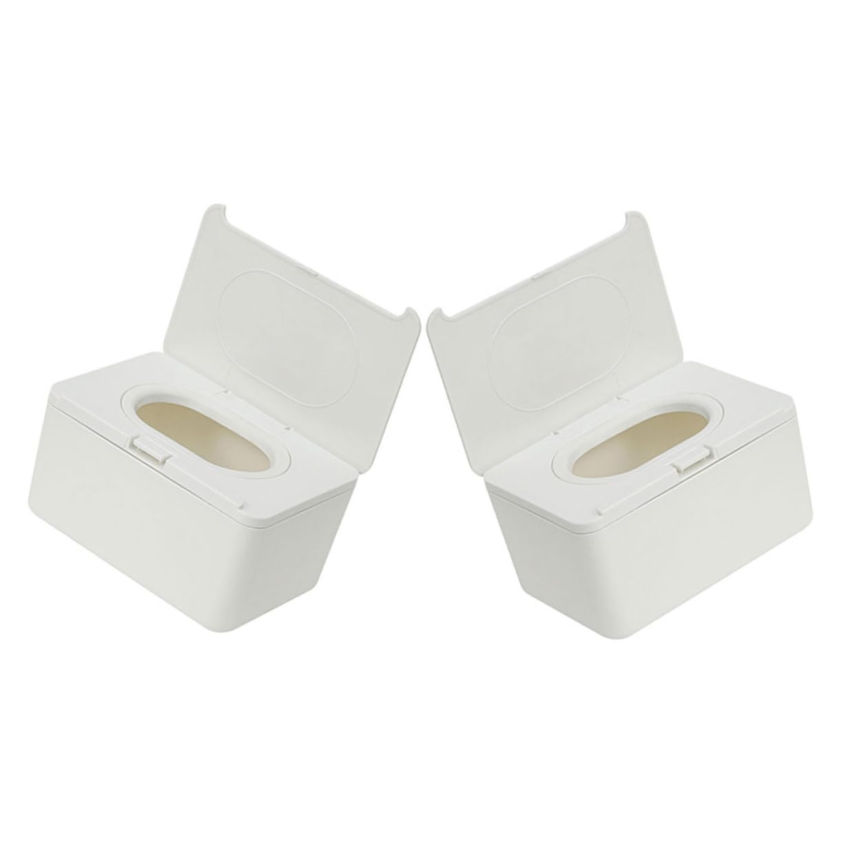 BESPORTBLE 2 piezas Dispensador de Toallitas Húmedas para Unidades Caja Reutilizable y Portátil Diseño y Resistente para Hogar y