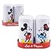 Mickey and Minnie Mouse Salt and Pepper Shaker Set - Mickey and Minnie Kitchen Accessories Bundle Includes a Bookmark | Disney Kitchen Decor