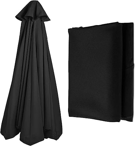Umbrella Canopy Replacement, Fade and Tear Resistant, for Outdoor Patio and Lawn Use