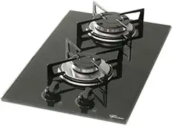 FISCHER COOKTOP À GÁS 2 BOCAS MESA VIDRO PRETO BIVOLT - 7726-11474