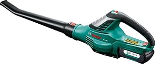 Bosch Home and Garden 06008A0402 ALB 36 LI Leaf Blower (1x 2.0 Ah Battery, Charger, air Speed: 180-260 km/h), Black, Green, Silver, Size