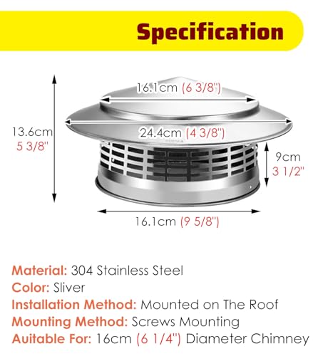 Tapones para Chimenea de Gas Natural Mantén tu Tejado Seco durante Tormentas Invernales 3