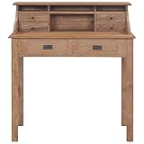 ✬ Ce bureau est facile à assembler. Remarque importante: les grains et les couleurs du bois peuvent varier d'une pièce à l'autre, ce qui rend chacun de nos bureaux unique; la livraison est aléatoire.