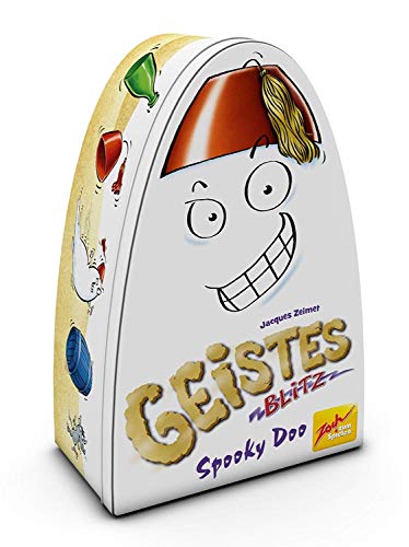 Zoch 601105085 - Geistesblitz Spooky DOO (Kartenspiel ab 8 Jahren) - pfiffiger Rätselspaß für 2-8 Spieler in Metallbox