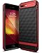 iPhone 7 Plus Case, Caseology [Parallax Series] Modern Slim Geometric Design [Black / Red] [Textured Grip] for Apple iPhone 7 Plus (2016)