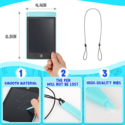 6 Pieces Lcd Writing Tablet For Kids, 6.5 Inch Drawing Board Doodle Scribbler Board For 3-6 Years Old Girls Boys, Erasable Electronic Painting Learning Pads, Prizes For Kids Classroom #TOP1