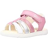 Tipo de tacón: Plano Geox B SANDAL ALUL GIRL A Sandalias De Punta Descubierta Niñas, Rosa (Lt Pink/White), 24 EU