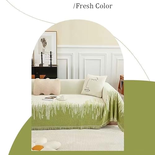 Funda de chenilla para sofá seccional gris reversible de 180x180 cm 4
