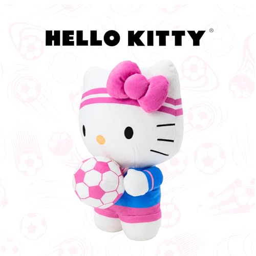 Image of Hello Kitty Kids Bedding Super Soft Cozy Cuddle Pillow Buddy with Soccer Ball, 2026 World Tournament, (Officially Licensed Product) By Franco