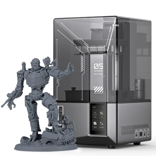 ELEGOO Mars 5 Ultra MSLA Resin 3D Drucker, 9K 7 Zoll Mono LCD, 150mm/h Hohe Druckgeschwindigkeit, Neigungsfreigabe, AI Kamera, Auto Leveling, Wi-Fi Transfer, große Druckgröße 153,36 * 77,76 * 165mm³