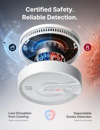 X-Sense Interconnected Smoke Detector, 10-Year Battery, SD20-W, 6-Pack - image 6