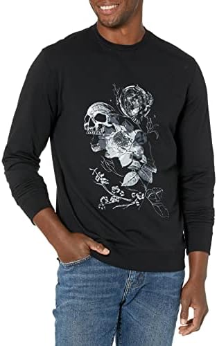 Robert Graham Men's Cyril L/S Knit, Black, XLarge