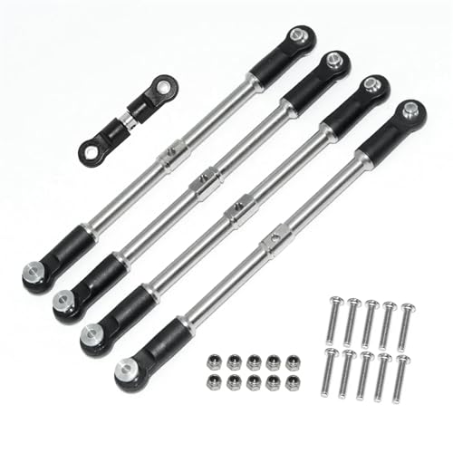 5pcs Steel Turnbuckles Camber Links Toe Set Linkage for Arrma 1/8 Karton Outcast 1/7 Big Rock Upgrade Parts Accessories miniatura 1
