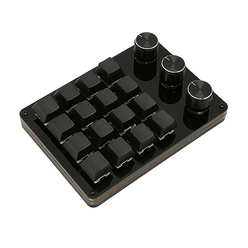 Mini clavier mécanique Bluetooth 16 touches et 3 boutons programmables USB - 3