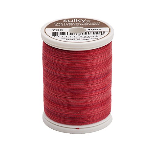Hilo Sulky Blendables para Costura, 500 Yardas, Color Redwork miniatura 1