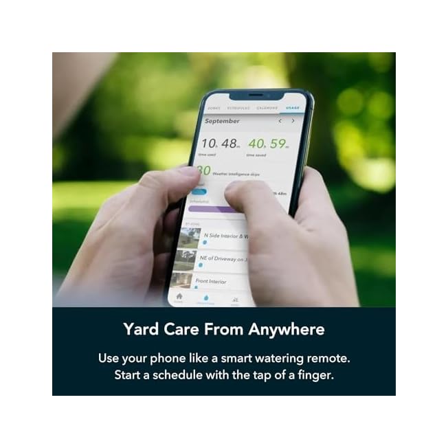 Rachio 3: 8 Zone Smart Sprinkler Controller (Simple Automated Scheduling + Local Weather Intelligence Save Water Rain Freeze