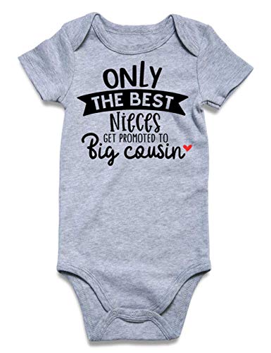 Cousin Onesie Niece Onesie Only The Best Nieces Get Promoted To Big Cousin Baby Boy Quarantine Onesie 0-3 Months clearance items under 10 dollars