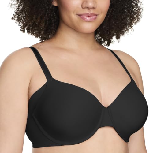 Warner's Women's No Side Effects Soutien-gorge sans coutures anti-transpiration Ra3061a, Noir, 34C