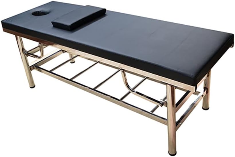 Facial Beds for Esthetician, Massage Table Leather Sponge Headrest, for Therapy Tattoo Salon Facial Treatment (Size : 190 * 70 * 65cm)