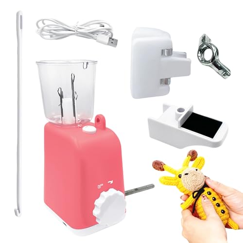 kivrimlarv Máquina trenzadora eléctrica – Enrollador de para hacer pulseras, collares y tejer joyas, herramienta de manualidades perfecta para adultos, niños, aficionados y amantes de las joyas