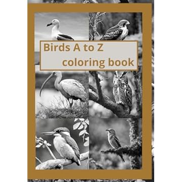 Capa do livro Birds A to Z Coloring Book (Portuguese Edition)