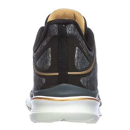 Tênis Olympikus Flit 2 Feminino Preto e Chumbo, Cor: Preto/cinza, Tamanho: 36