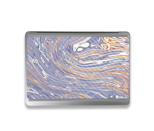 Image of MightySkins Carbon Fiber Skin Compatible with Microsoft Surface Laptop Studio 2 (2023) Full Wrap Kit - Liquid Silver | Protective, Durable Textured Carbon Fiber Finish | Made in The USA