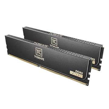 TEAMGROUP T-Create Expert Overclocking 10L CL34 DDR5 32GB Kit (2 x 16GB) 7200MHz (PC5-57600) Intel XMP 3.0 e AMD Expo compatível A-DIE Desktop Memory Module Ram Black - CTCED532G7200HC34ADC01
