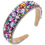 💌【Menge】 1 stück breite haarreif mädchen mit strass passend zu ihren verschiedenen outfits.