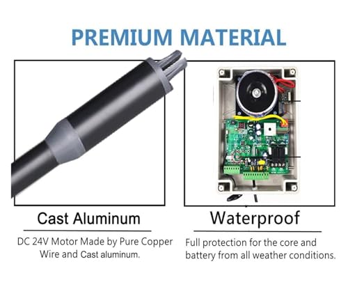 Kit ouverture portail électrique vis sans fin pour un accès facile