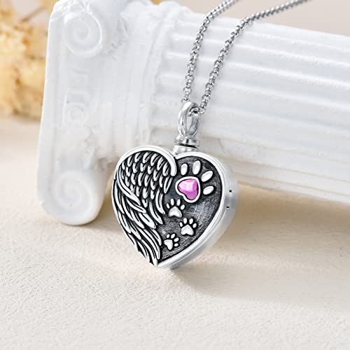 Personalized Heart Urn Locket Necklace for Ashes and Pictures 925 Sterling Silver Customized Locket Cremation Necklace for Ashes Memorial Keepsake Jewelry for Women 5