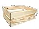 Wooden World Holzkiste - unbemalte Kiefernholz Aufbewahrungsbox DIY Medium Größe 40 x 28 x 15 cm (15 x 11 x 6 Zoll)
