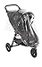 Parapioggia E&A Distribution Limited, dotato di cerniera, per passeggino singolo Baby Jogger, modello City Mini