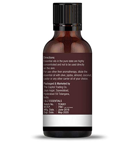 Aromatique Moroccan Argan Blend | Cold Pressed Multi-Purpose Oil for Hair & Skin | Nourishing, Frizz-Free, Shiny & Stronger-Looking Hair | SLS & Paraben Free | 30ml