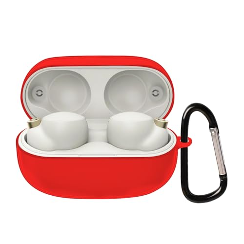 YAODLE For SONY WF-1000XM4 �P�[�X �\�j�[ WF-1000XM4 �V���R���� �S�ʕی� �����h�~ �L�Y�h�~ �ϏՌ� �����[�d�\ �y�ʏ��^ �J���r�i�t��(���b�h)