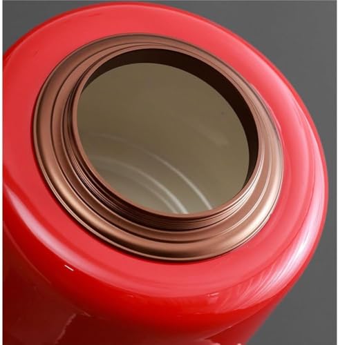 Organizery do herbaty i przechowywanie ceramiczne luzem metalowa podwójna warstwa blaszana pokrywa uszczelniona puszka pojemniki na herbatę kuchenne pojemniki na herbatę (D, L)