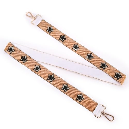 Image of NLCAC Beaded Purse Strap Replacement Crossbody Bag Strap Mardi Gras Valentines Day Holiday Crossbody Strap for Bags