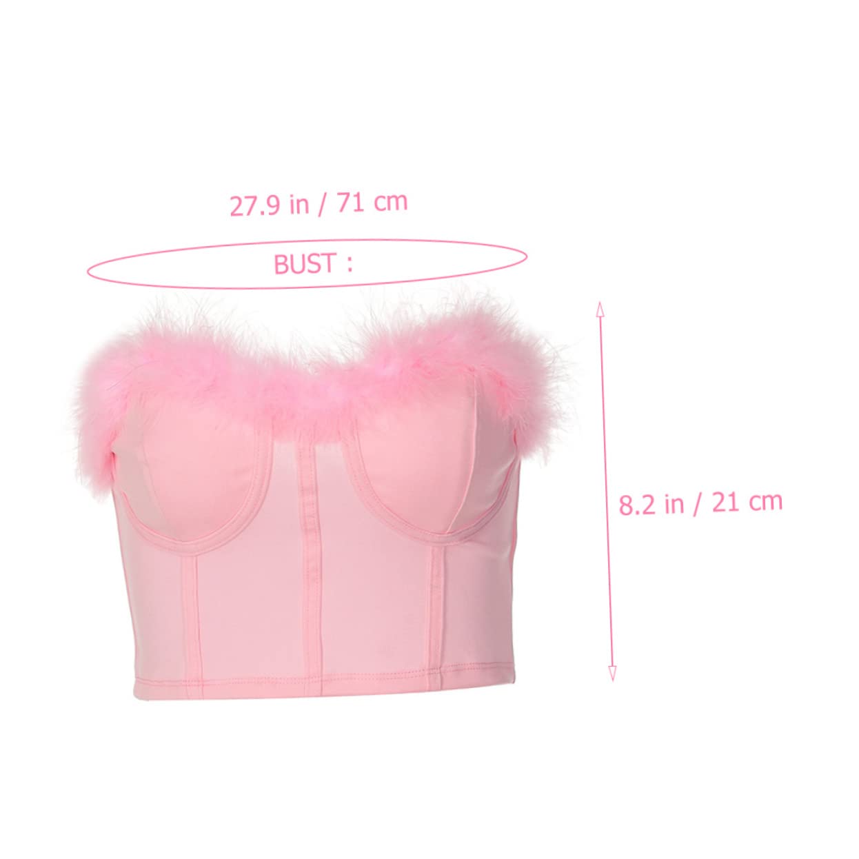 4piezas Top De Tubo Para Mujer Blusa De Verano Sin Mangas Estilo Kawaii Para Festivales y Salidas