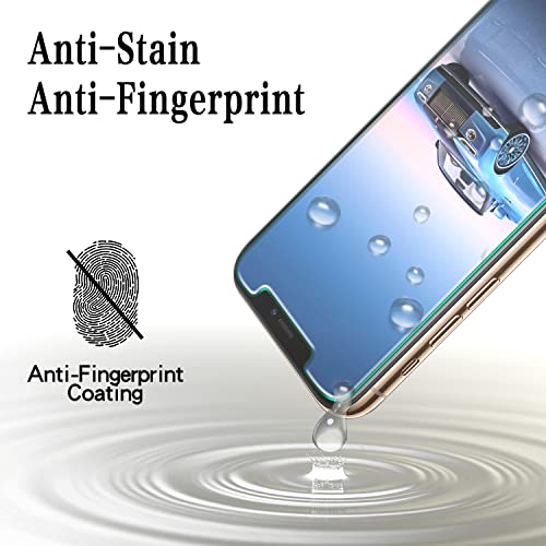 Image of MAYtobe 2 Pack Screen Protector For iPhone 11 Pro, XS, X Tempered Glass | 9H Hardness, Anti Scratch, Bubble Free, Easy to Install
