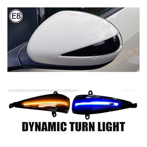 Luz Intermitente Dinámica Espejo para Pasar la ITV en Civic Hatchback 2005-2012 Repuesto LED 5