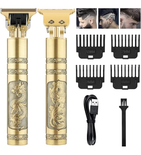 Tondeuse Cheveux Hommes, Tondeuse Barbe Electriques Professionnelle, Sans Fil Rasoir, Rechargeable, Silencieuse pour les Enfants et la Famille