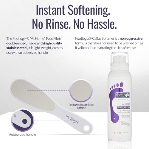 Footlogix Ultimate "At Home" Filer Foot Scraper Care Combo