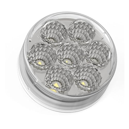 Luces LED duales Fortpro 2 1/2" rojo y ámbar miniatura 2