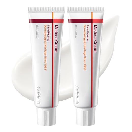 CENTELLIAN 24 Madeca Cream Time Reverse (50ml/1.69fl oz, Pack of 2) Advanced Fast-Absorbing & Nourishing Cream, Hydrates, Reduces Wrinkles, Korean Skin Care, Centella Asiatica