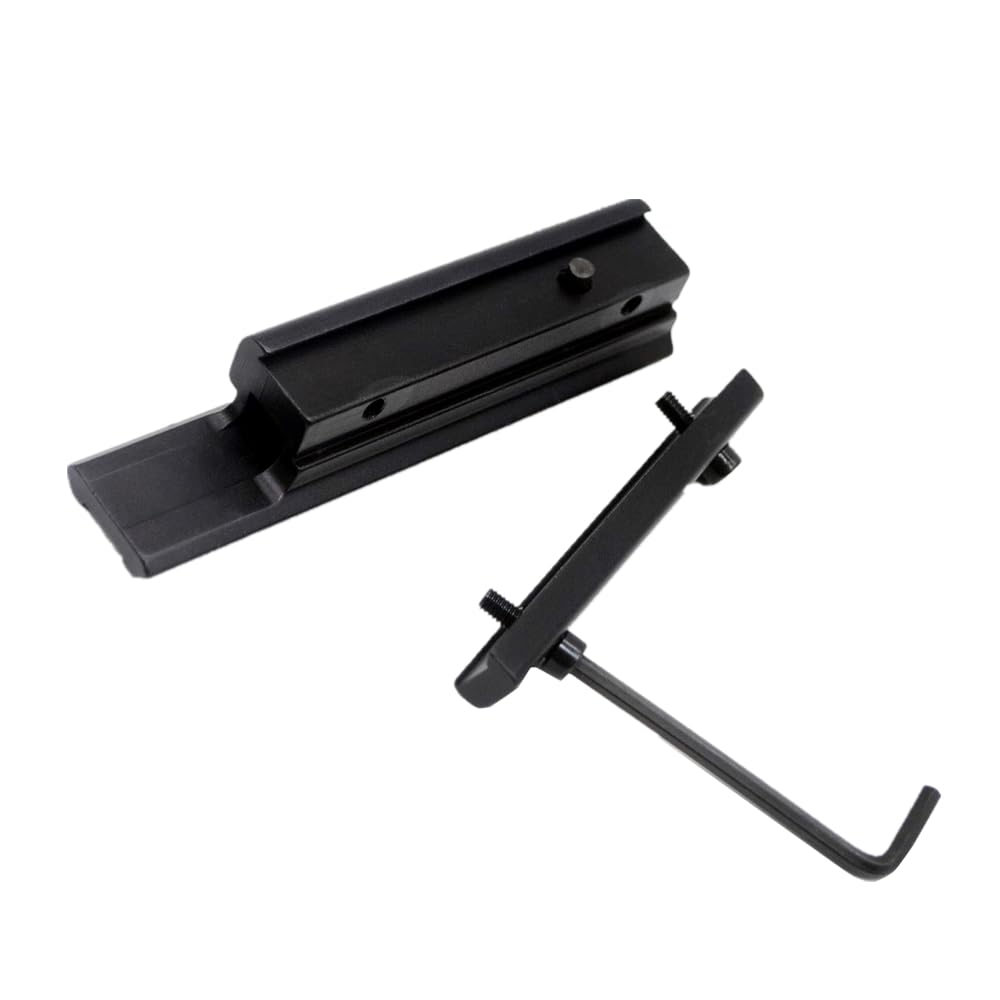 Aluminum Length 100mm 9 Slots Rail 11 mm to 20 mm Dovetail Rail Adaptor for 20 mm Picatinny Rail