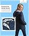 URBAN REPUBLIC Girls Rain Jacket - Slicker Shell Wind & Water Resistant Lightweight Rain Coats for Girls with Pockets (7-16), Size 10-12, Dark Navy Blue