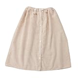 ムコタオル オーガニック ラップタオル 子供用 56×120cm 日本製 泉州タオル 中厚手 ベージュ