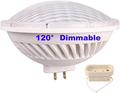 BAOMING Par56 LED Bulb Dimmable 28W Soft Warm White (2700~3000K) 120V GX16D Base, 120° Wide Flood Light , Replacement 300W MFL Par56 Halogen Light