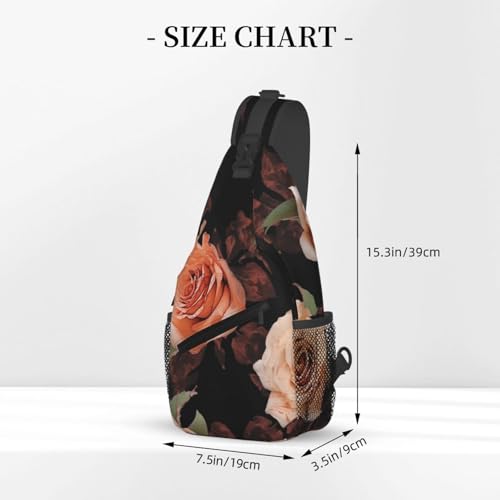 Mochila Pequeña Sling para Senderismo Unisex Negra miniatura 3